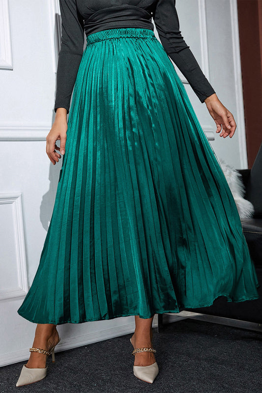 Eve Pleated Maxi Skirt